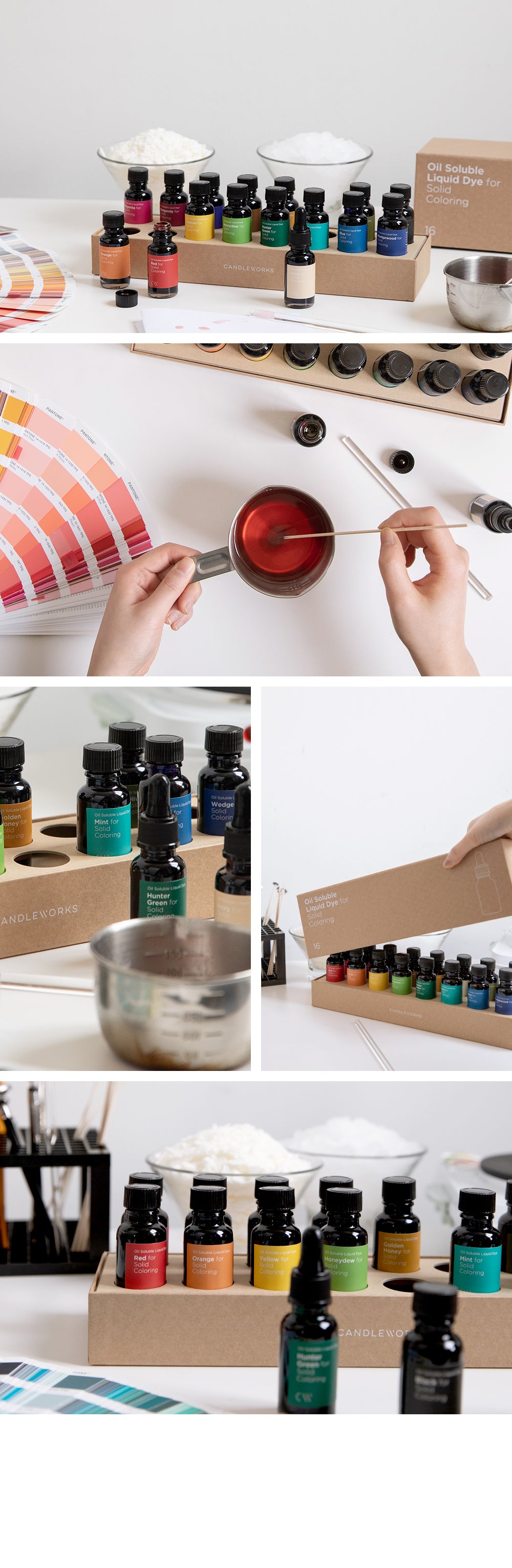 Liquid Dye (Oil Soluble) 液體染料(油溶性)20ml x 16 Colors Set