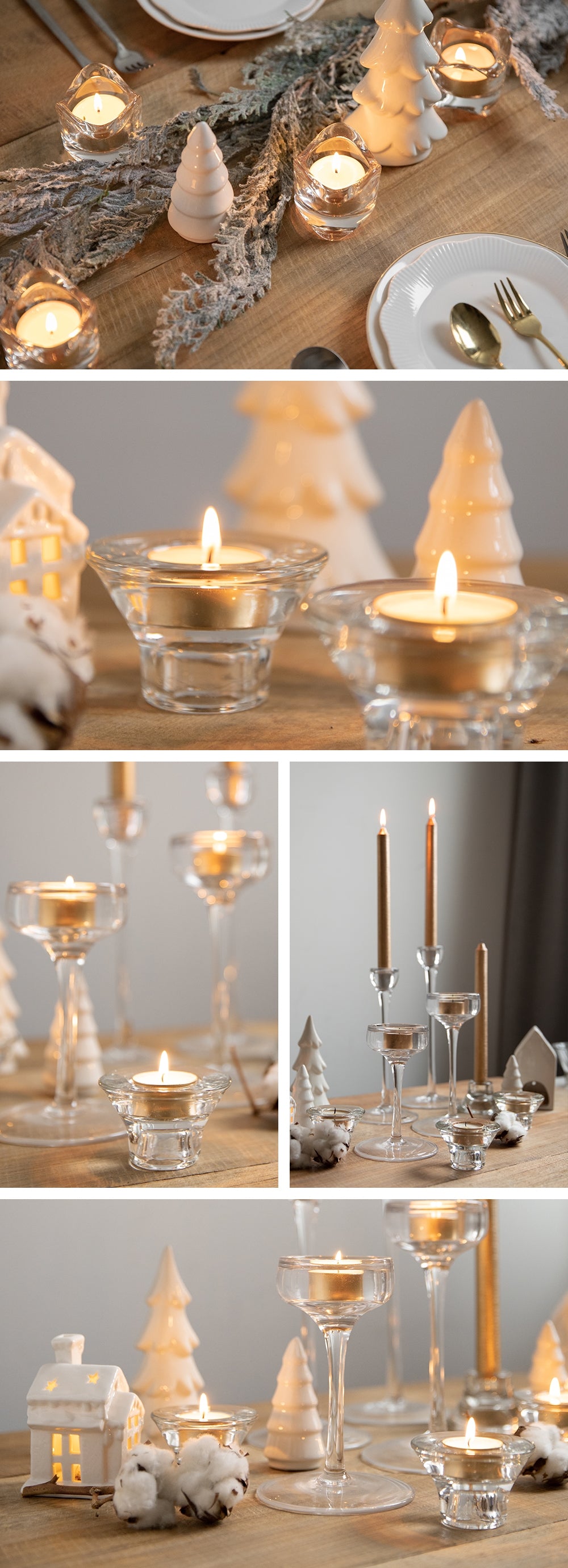 Gold Aluminum Tealight Cup