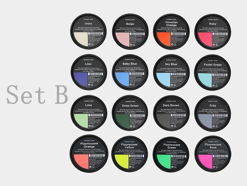 Pigment Chips 16 Colors Set A & B (顏料片套裝A&B)