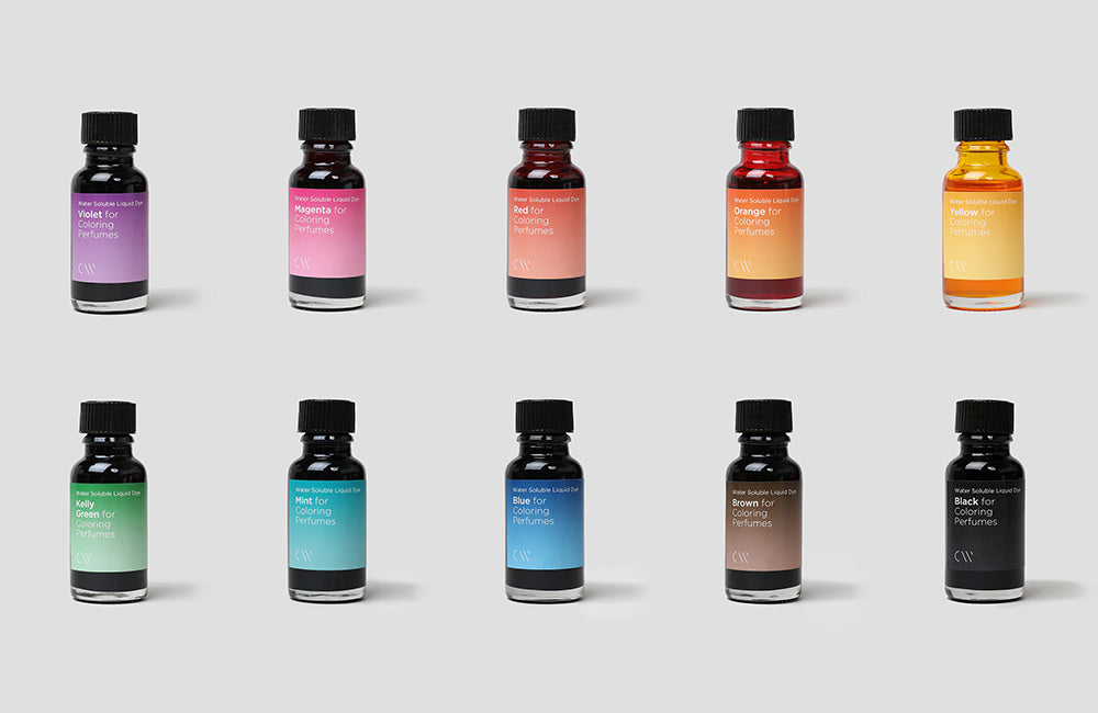 Liquid Dye (Water Soluble) 20ml x 10 Colors Set 蠟燭液體顏料