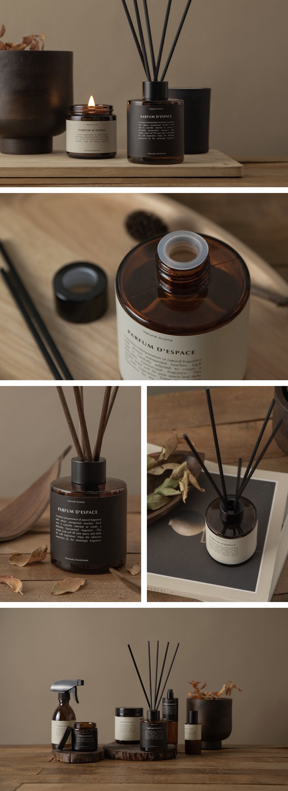 Amber Round Diffuser Glass 150