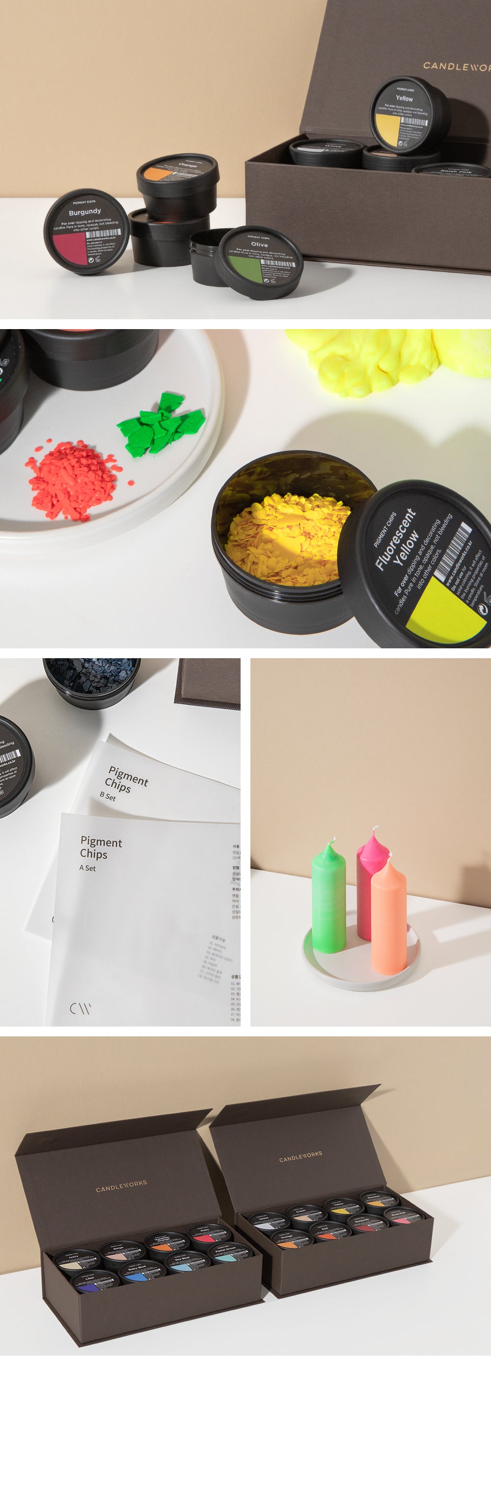 Pigment Chips 32 Colors Set (Whole Set) 顏料片 32 色套裝(整套)