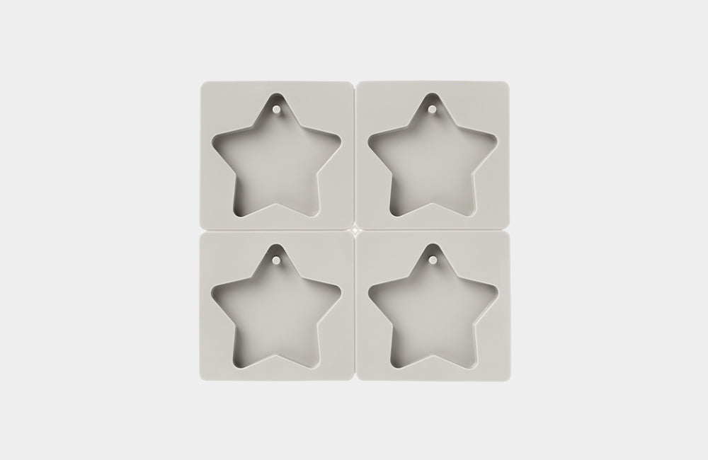 Star Tablet Silicone Mold (4-Cavities)