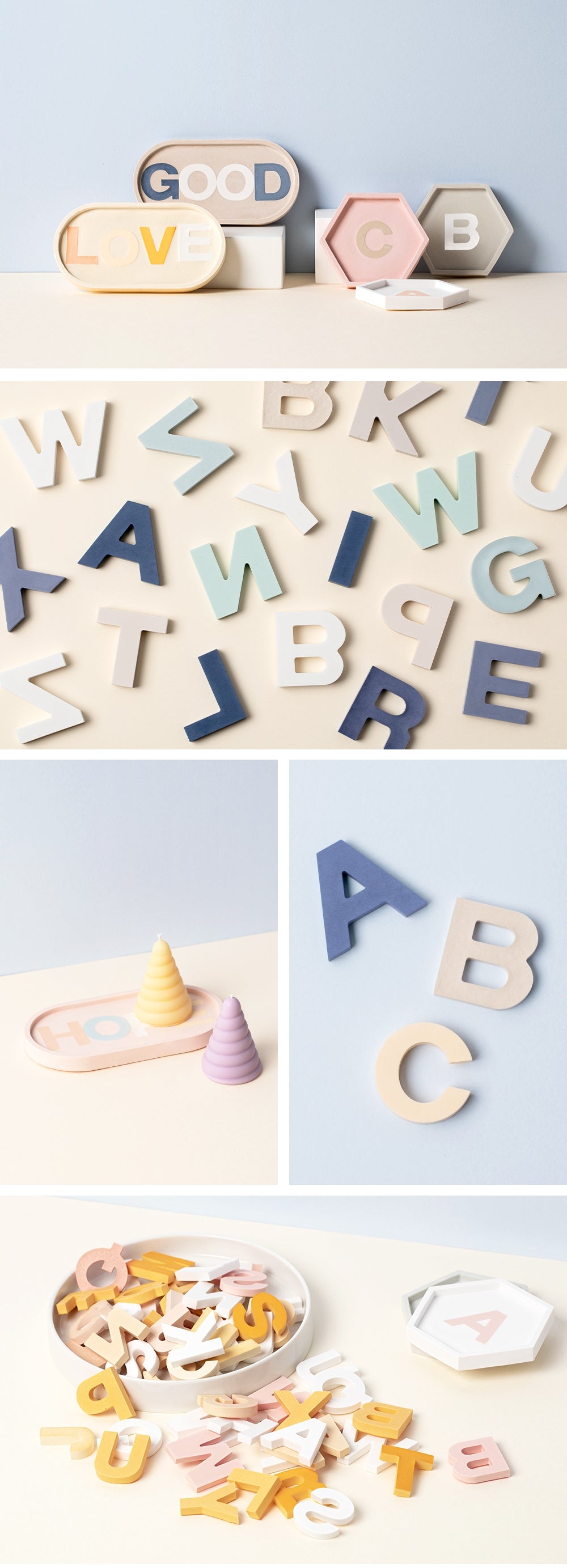 Alphabet & Number Deco Mold (36-cavities)