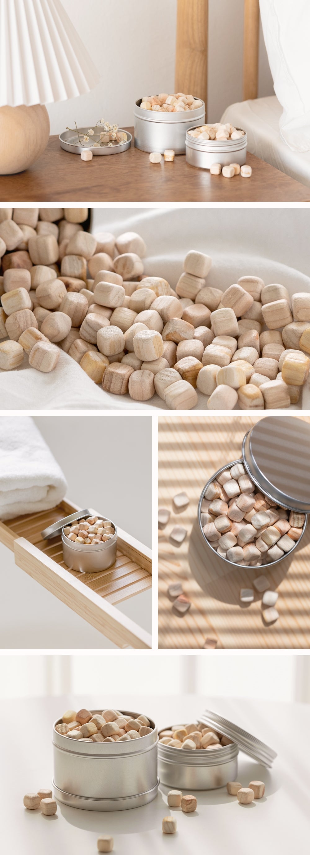 Natural Cypress Cube