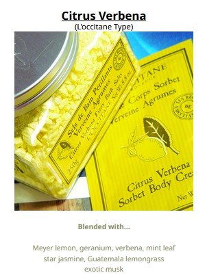 Citrus Verbena (L Type) 柑橘馬鞭草