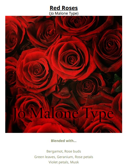 Red Roses (JM Type) 紅玫瑰