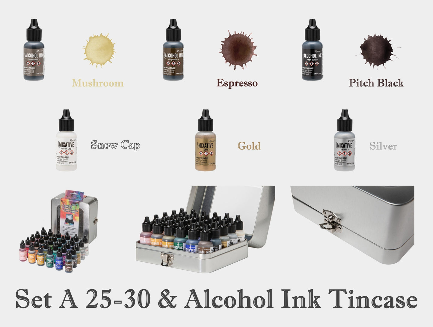 Alcohol Ink Set 酒精墨水套裝