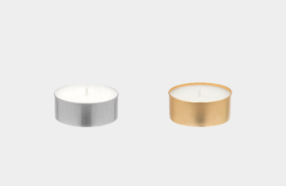 Gold Aluminum Tealight Cup