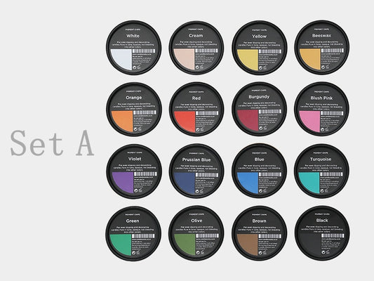 Pigment Chips 16 Colors Set A & B (顏料片套裝A&B)