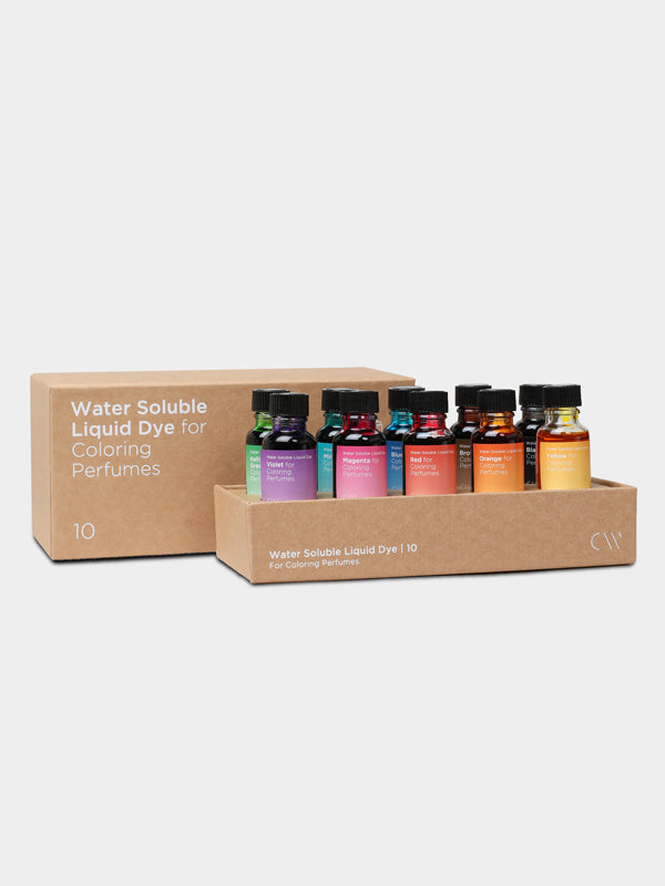 Liquid Dye (Water Soluble) 20ml x 10 Colors Set 蠟燭液體顏料