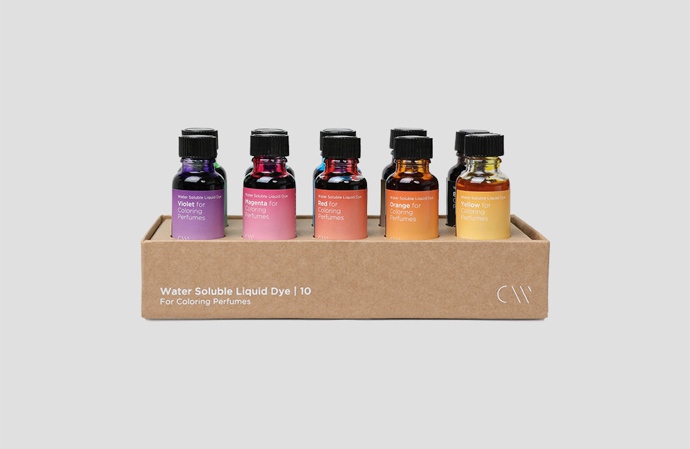 Liquid Dye (Water Soluble) 20ml x 10 Colors Set 蠟燭液體顏料