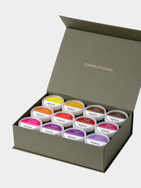 Solid Color Chip 24 Colors Set 固體染料片 24色套裝 – Candles hk