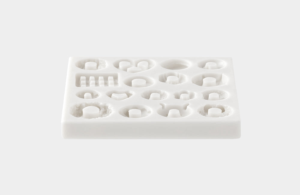 Dessert Topping Deco Mold (17-cavities) 甜點配料裝飾模具（17腔）