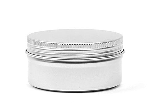 Silver Aluminum Tincase 100ml (Screw Type)