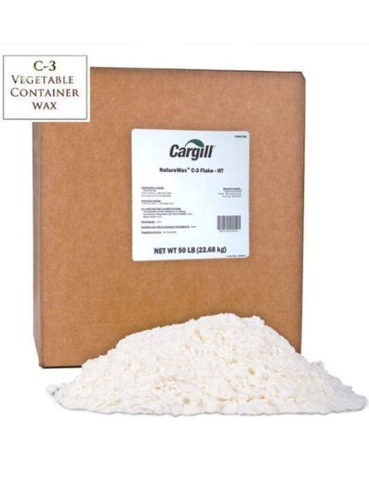 Cargill C-3 NatureWax Soy Wax 22.68kg 美國C3天然大豆蠟
